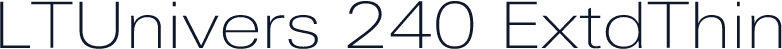 LTUnivers 240 ExtdThin