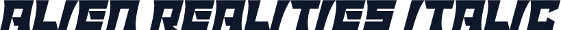 Alien Realities Italic