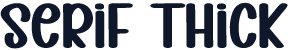 Serif Thick