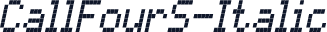 CallFourS-Italic