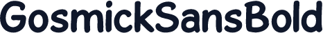 GosmickSansBold