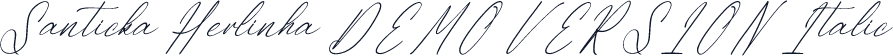 Santicka Herlinha DEMO VERSION Italic