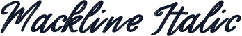 Mackline Italic