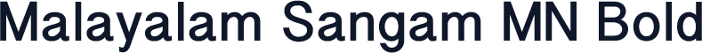 Malayalam Sangam MN Bold