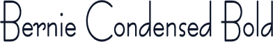 Bernie Condensed Bold