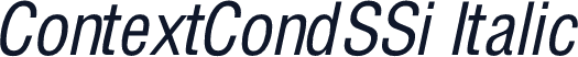 ContextCondSSi Italic