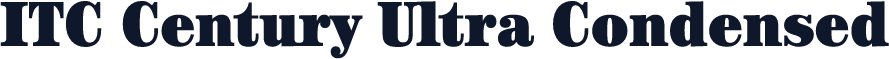 ITC Century Ultra Condensed