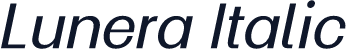 Lunera Italic