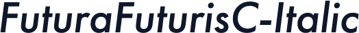 FuturaFuturisC-Italic