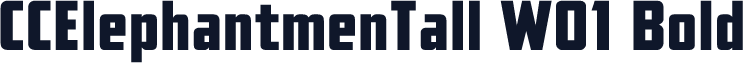 CCElephantmenTall W01 Bold