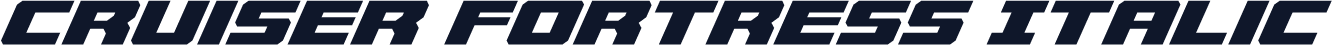 Cruiser Fortress Italic