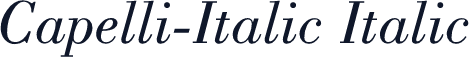 Capelli-Italic Italic
