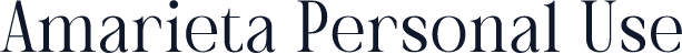 Amarieta Personal Use
