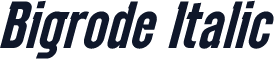 Bigrode Italic