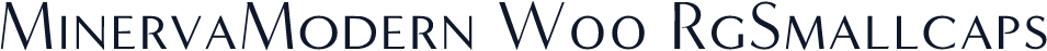 MinervaModern W00 RgSmallcaps
