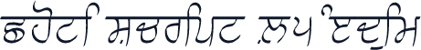 Choti Script L5 Medium
