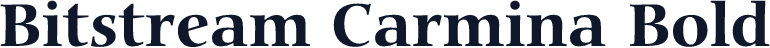 Bitstream Carmina Bold