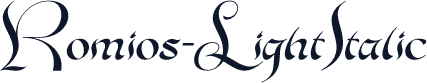 Romios-LightItalic