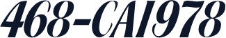 468-CAI978