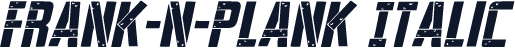 Frank-n-Plank Italic