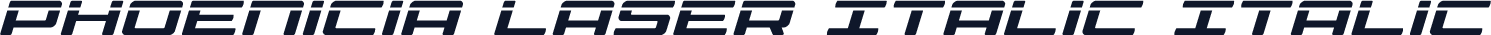 Phoenicia Laser Italic Italic