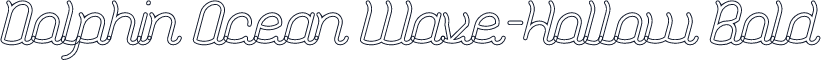 Dolphin Ocean Wave-Hollow Bold