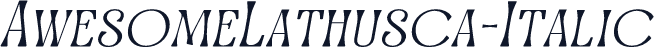 AwesomeLathusca-Italic