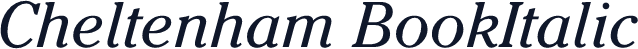 Cheltenham BookItalic