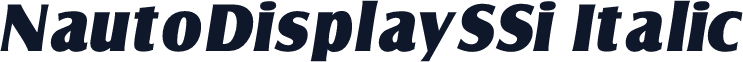 NautoDisplaySSi Italic