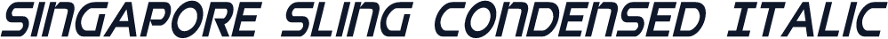 Singapore Sling Condensed Italic