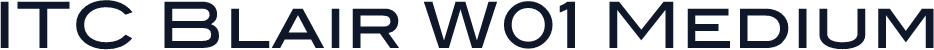 ITC Blair W01 Medium