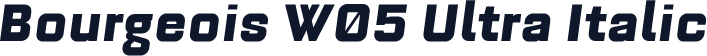 Bourgeois W05 Ultra Italic