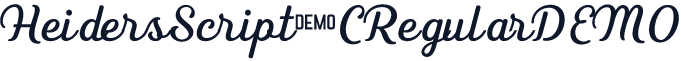 HeidersScript-CRegularDEMO