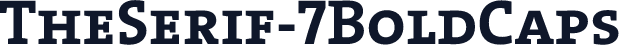 TheSerif-7BoldCaps