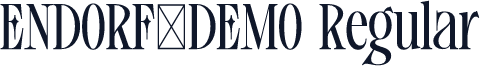 ENDORF_DEMO Regular