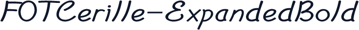 FOTCerille-ExpandedBold