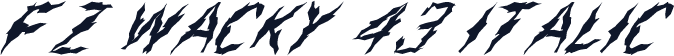 FZ WACKY 43 ITALIC