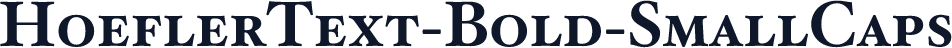 HoeflerText-Bold-SmallCaps