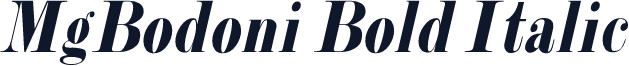 MgBodoni Bold Italic