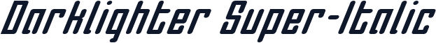 Darklighter Super-Italic