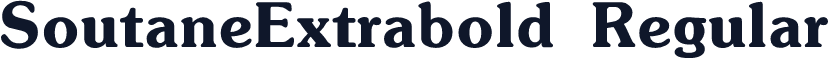 SoutaneExtrabold Regular