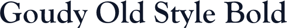 Goudy Old Style Bold