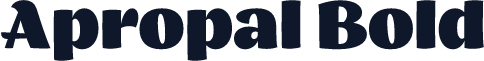 Apropal Bold