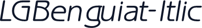 LGBenguiat-Itlic