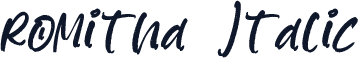 romitha Italic