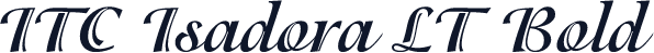 ITC Isadora LT Bold