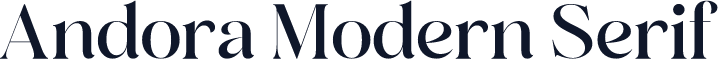 Andora Modern Serif