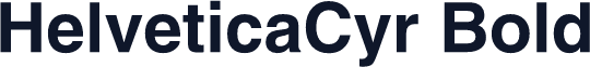 HelveticaCyr Bold