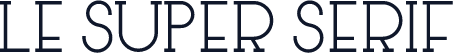 Le Super Serif