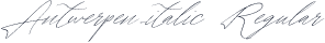 Antwerpen_italic Regular